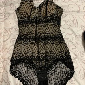 Black Lace Bodysuit